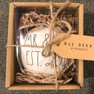 Rae Dunn mr and mrs Christmas ornament 2019